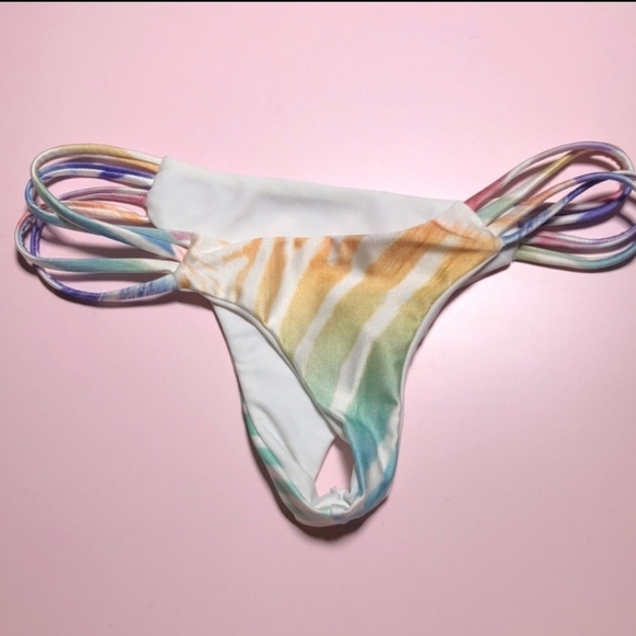Wildfox Multicolor Striped Bikini Bottom - Picture 2 of 4